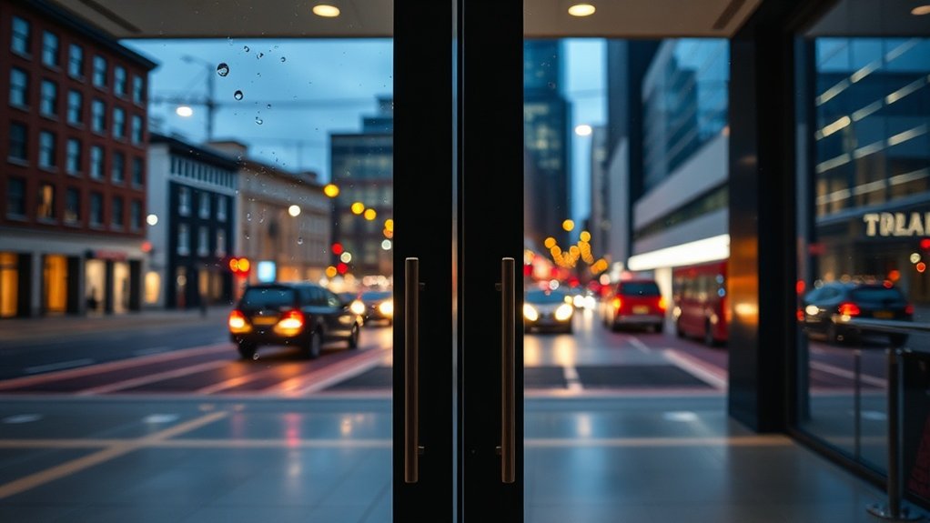 Glass Doors Harmans Water