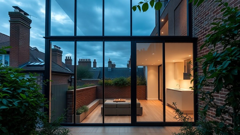 Glass Extension Walls Bracknell