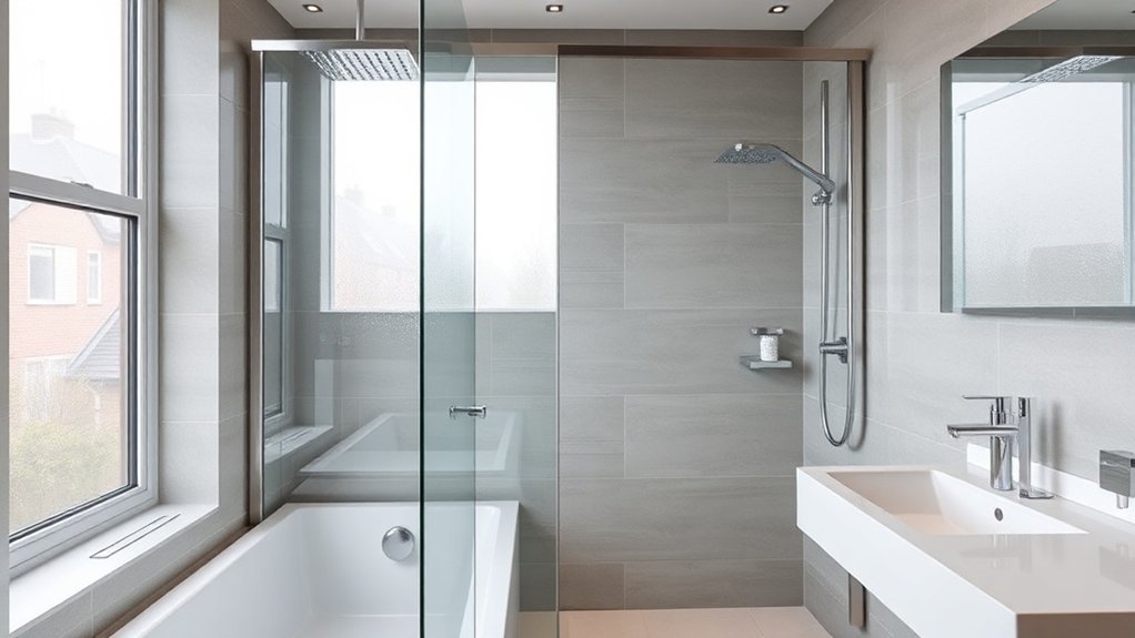 Semi-Frameless Shower Screens Bracknell