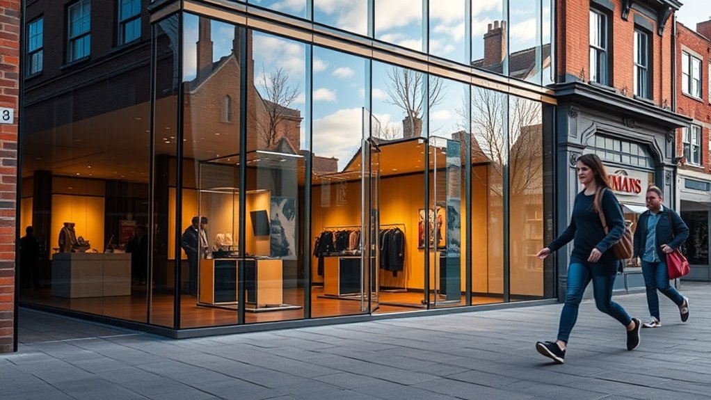 Shop Front Glazing Harmans Water