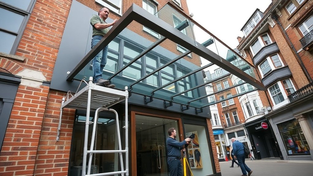 Shopfront Canopy Bracknell