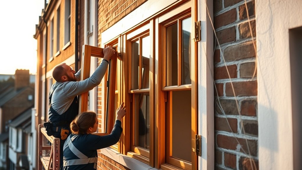 Wooden Window Installation Bracknell